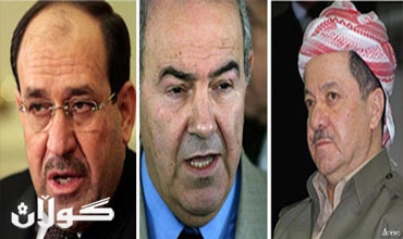 نائب عراقي: إجتماع مرتقب بين بارزاني والمالكي وعلاوي