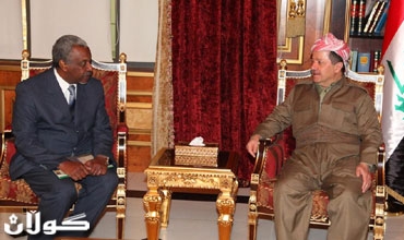 رئيس إقليم كوردستان يستقبل رئيس بعثة منظمة المؤتمر الإسلامي في العراق