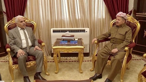 الرئيس البارزاني يستقبل المناضل عبدالرحمن آبو