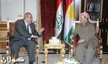 رئيس إقليم كوردستان يستقبل وفداً رفيعاً من إئتلاف العراقية