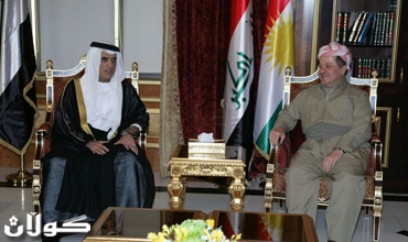 رئيس إقليم كوردستان يستقبل شيخ عشيرة الشمر العربية