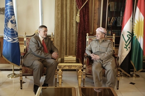 الرئيس بارزاني: اذا لم تتوصل الاطراف الى حل، فالرجوع الى رأي الشعب سيكون هو الحل