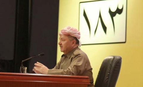 الرئيس البارزاني: لا تراجع عن أهدافنا الاستراتيجية