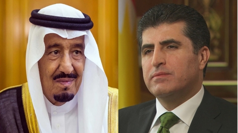 رئيس إقليم كوردستان يعزي العاهل السعودي بوفاة شقيقه