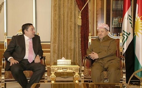 الرئيس البارزاني والسفير البريطاني لدى العراق يؤكدان ضرورة مشاركة جميع المكونات في إدارة كركوك