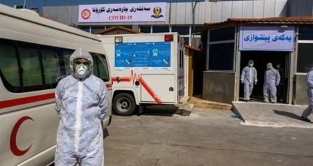 فريق صيني طبي خاص بكورونا الى السليمانية