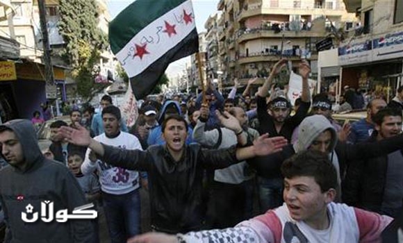 الليبيون يحتجون في بنغازي ضد الحكام الجدد