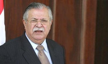 طالباني: الاتراك ليسوا بحاجة الى توصيات عراقية بشأن تسوية مشاكلهم