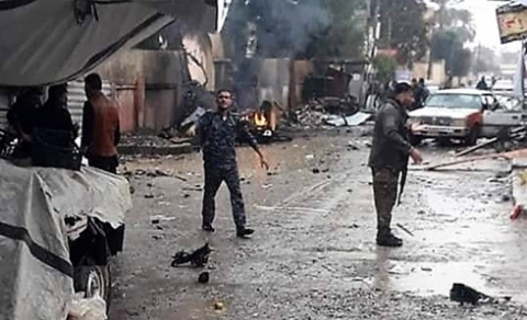  انفجار سيارة مفخخة في الشرقاط  شمالي  صلاح الدين