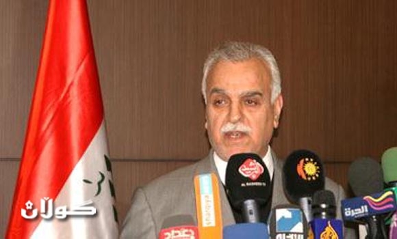 طارق الهاشمي يشيد بدور مسعود البارزاني في معالجة القضايا العراقية