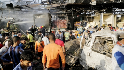 جرحى بانفجار مفخخة يستهدف السوق الكبير بطوزخورماتو