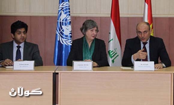 إتفاقية بين الأمم المتحدة وحكومة الاقليم لتنفيذ مشاريع في مجال التنمية