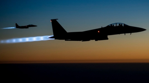 التحالف الدولي يقتل اربعة 