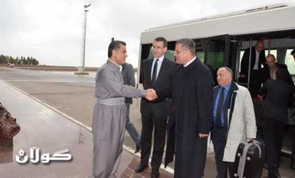 وزير الدفاع الألباني يصل أربيل للمشاركة في المؤتمر الدولي الخاص بتعريف بجرائم الابادة الجماعية ضد الكورد