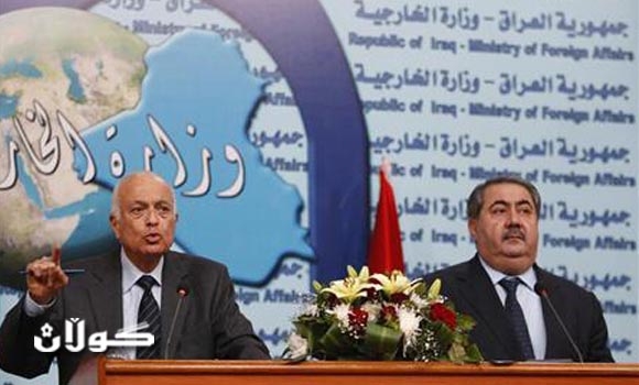 زيباري يحث السوريين على تنفيذ مبادرة الجامعة العربية لتجنب التدويل