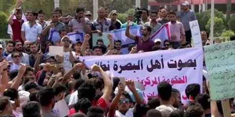 نشطاء البصرة: سنعطي عبد المهدي مهلة محددة والعبادي كذب علينا