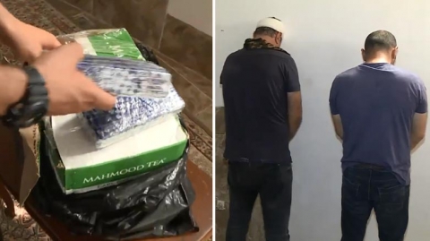 امن كوردستان يضبط 10 كيلو غرامات هيرويين ويعتقل شخصين باربيل