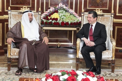 مسرور بارزاني يقيم عالياً عمل المؤسسة الإسلامية الخيرية العالمية