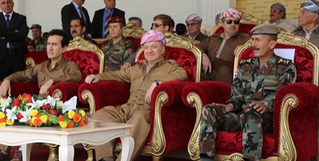 الرئيس البارزاني يحضر مراسيم تخرج دفعة جديدة لضباط بيشمركة كوردستان