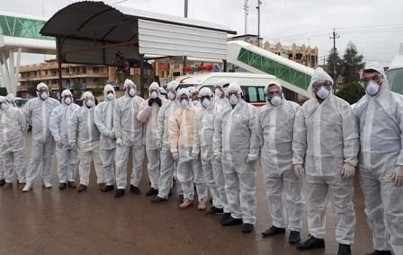 كورونا يفتك بمدينة عراقية: 