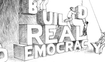 احد مرتكزات تطبيق الديمقراطية هو التعوّد على التداول السلمي للسلطة