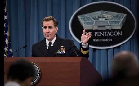 المتحدث باسم البنتاغون  تشكيل قوة مشتركة بين البيشمركة والقوات العراقية شأن داخلي