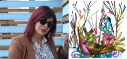 التشكيلية العراقية سناء محمد : اللوحة تبحث عني وتسحبني إليها دون أن أشعر