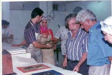 الفنان العراقي اسماعيل فتاح الترك  تشكيلي ونحات ونقاش على الخشب