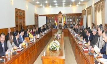 Bi Serokatiya Serok Barzanî civata Serokatiya PDKê civiya