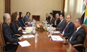 Nêçîrvan Barzanî bi wezareta tendirustî ya hikûmeta Kurdistanê re civiya