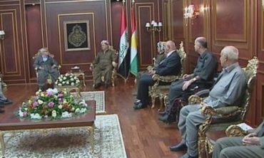 Serok Barzanî bi Pêşmergeyên her du Şoreşên Gulan û Eylûlê re civiya