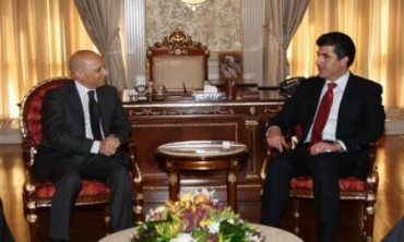 Nêçîrvan Barzanî û Konsolosê Îtalyayê civiyan