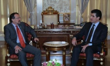 Nêçîrvan Barzanî Û Martin Kobler Civiyan