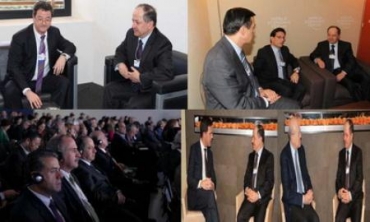 Hevdîtinên Serok Barzanî Li Davosê Berdewam Dikin