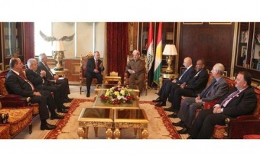 Serokê Herêma Kurdistanê pêşwaziya Şandekî Yekîtiya Zanîngehên Erebî kir