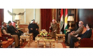 Serokê Herêma Kurdistanê pêşwaziya şandekî Eşaîrî û Akademiya parêzgehên Basra û Zîqar û Mîsanê kir