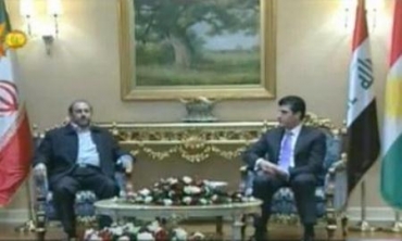 Nêçîrvan Barzanî Û Heyeteke Îranî Civiyan