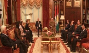 Serokê Herêma Kurdistanê pêşwaziya Lord Sîtîvenz û şanda li gel kir