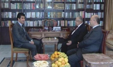 Serokwezîrê Kurdistanê Û Serokkomarê Îraqê Civiyan