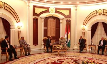 Serokê Herêma Kurdistanê li gel şanda ronakbîr û şêwirmendên siyasî û akademiyên Iraqê civiya
