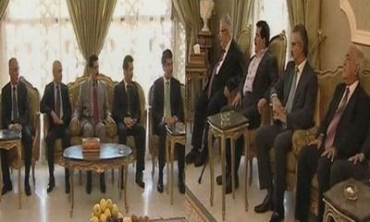 Nêçîrvan Barzanî bi Şandeke PDK`ê serdana Mam Celal kirin