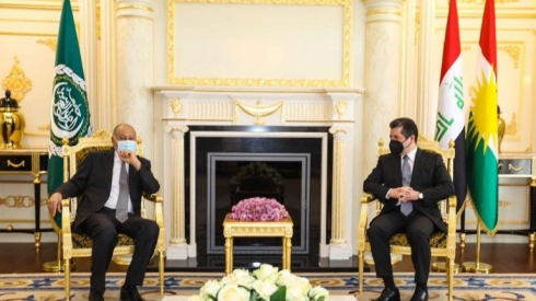 Serokwezîr li gel Ehmed Ebulxeyis civiya