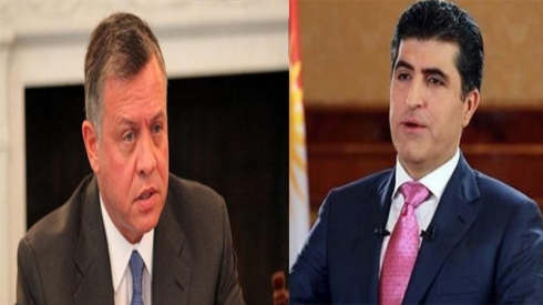 Serokwezîr Barzanî li gel Şahê Urdinê dicive