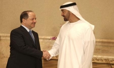 Serokê Herêma Kurdistanê û Şêx Muhemed Bin Zayîd Civiyan