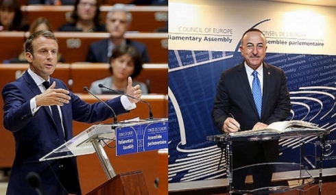 Wezîrê Derve yê Tirkiyê bi tundî bersiva Macron da!