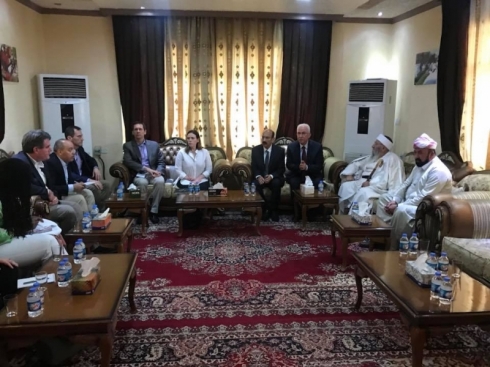 Şandeka Amerîkî li Şêxanê bi nûnerên êzîdiyan re hevdîtin kir