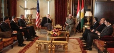 Serokê Herêma Kurdistanê pêşwaziya Balyozê Wîlayetên Yekgirtiyê Emerîka li Iraq kir