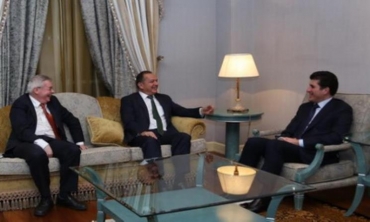 Nêçîrvan Barzanî û Konsulusê Berîtaniyayê civiyan 