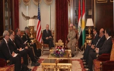 Serokê Herêma Kurdistanê pêşwaziya Balyoz û Berpirsê Nivîsîngeha Hevkariya Asayîşa Emerîka li Iraqê kir