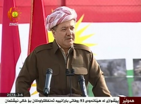 Serok Barzanî pêşwaziya termên 93 Şehîdên enfalê kir 